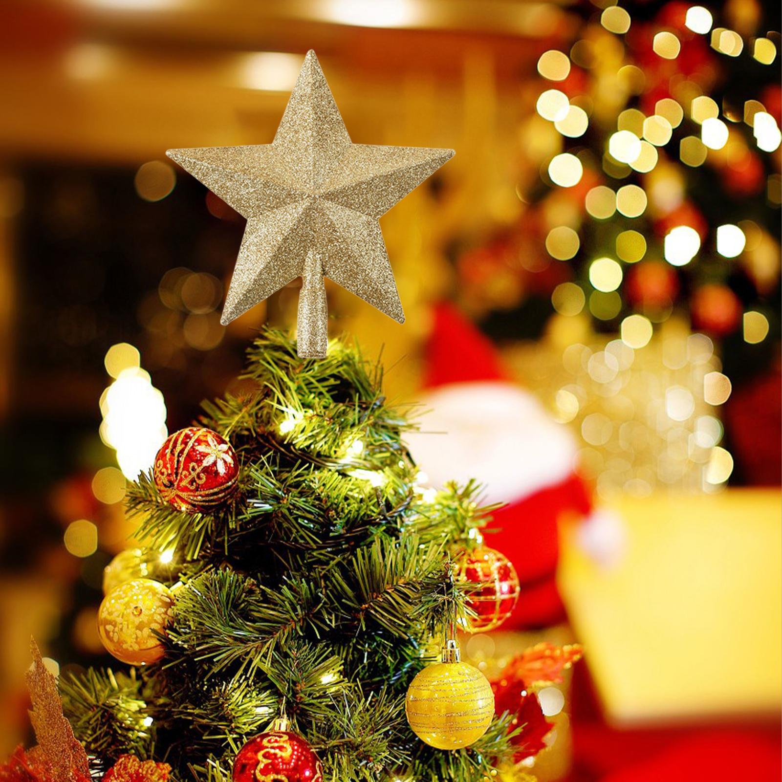 Star Tree Topper - Elegancka, lekka gwiazda na czubek choinki,