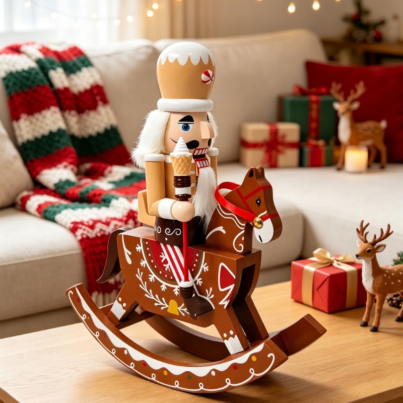 Nutcracker Figurine - Drewniana figurka Dziadka do orzechów na
