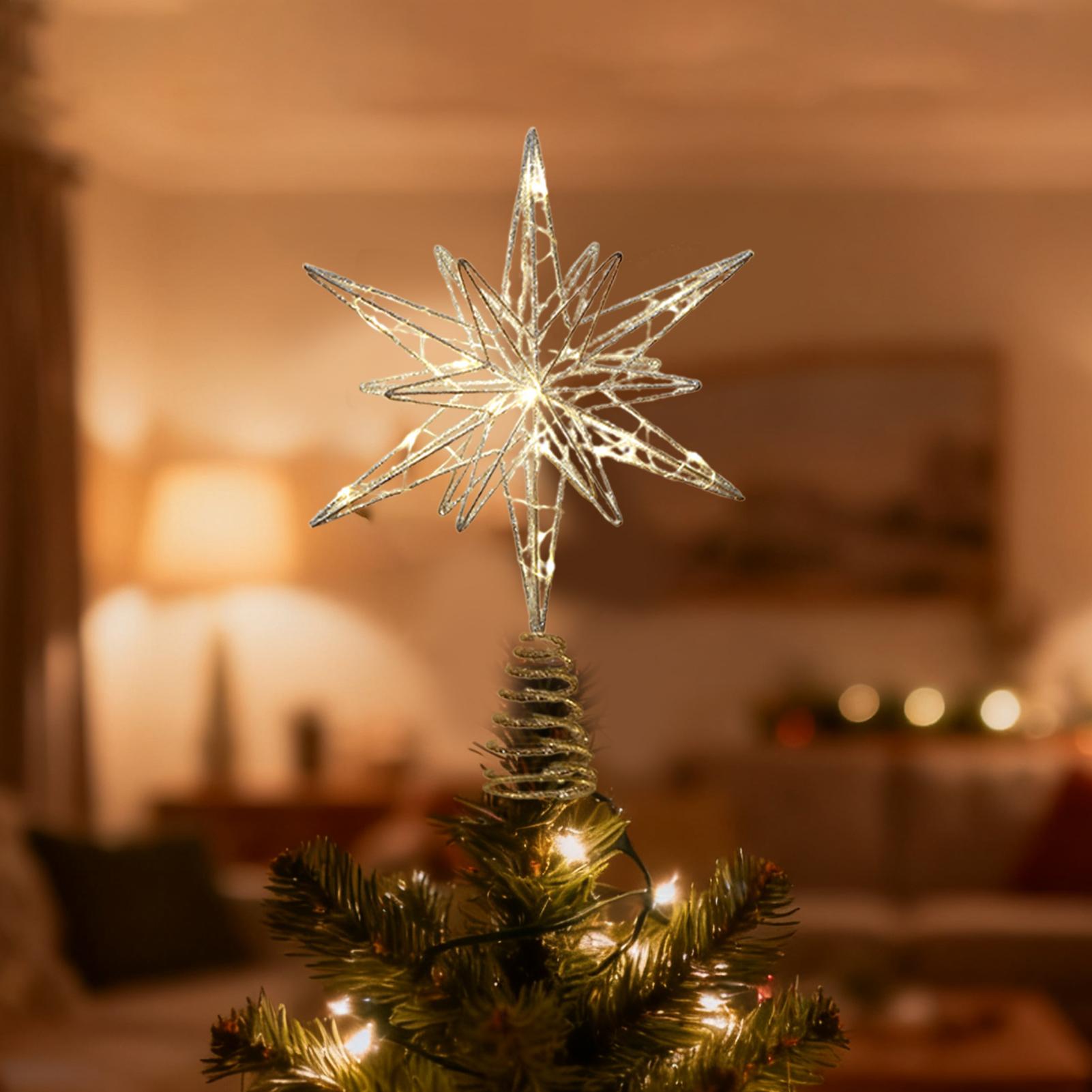 Star Tree Topper - Gwiazda na szczyt choinki, świąteczna dekoracja