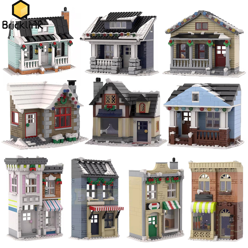 Lego Set Creator - Zestawy Bricklink Ideas City House Świąteczny