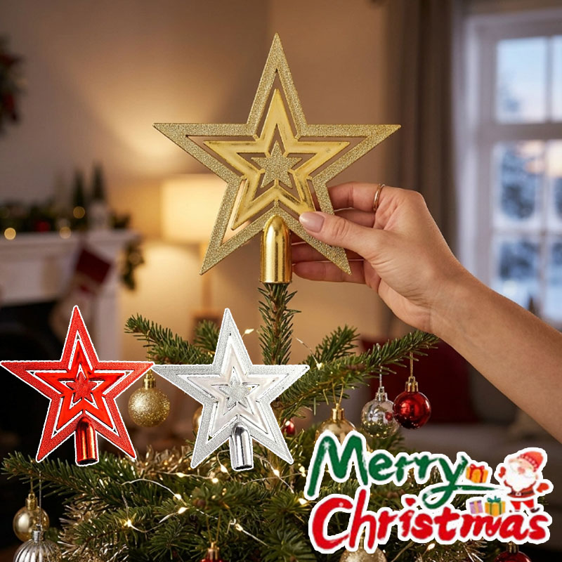 Star Tree Topper - 1-20 szt. Ozdoba w kształcie gwiazdy