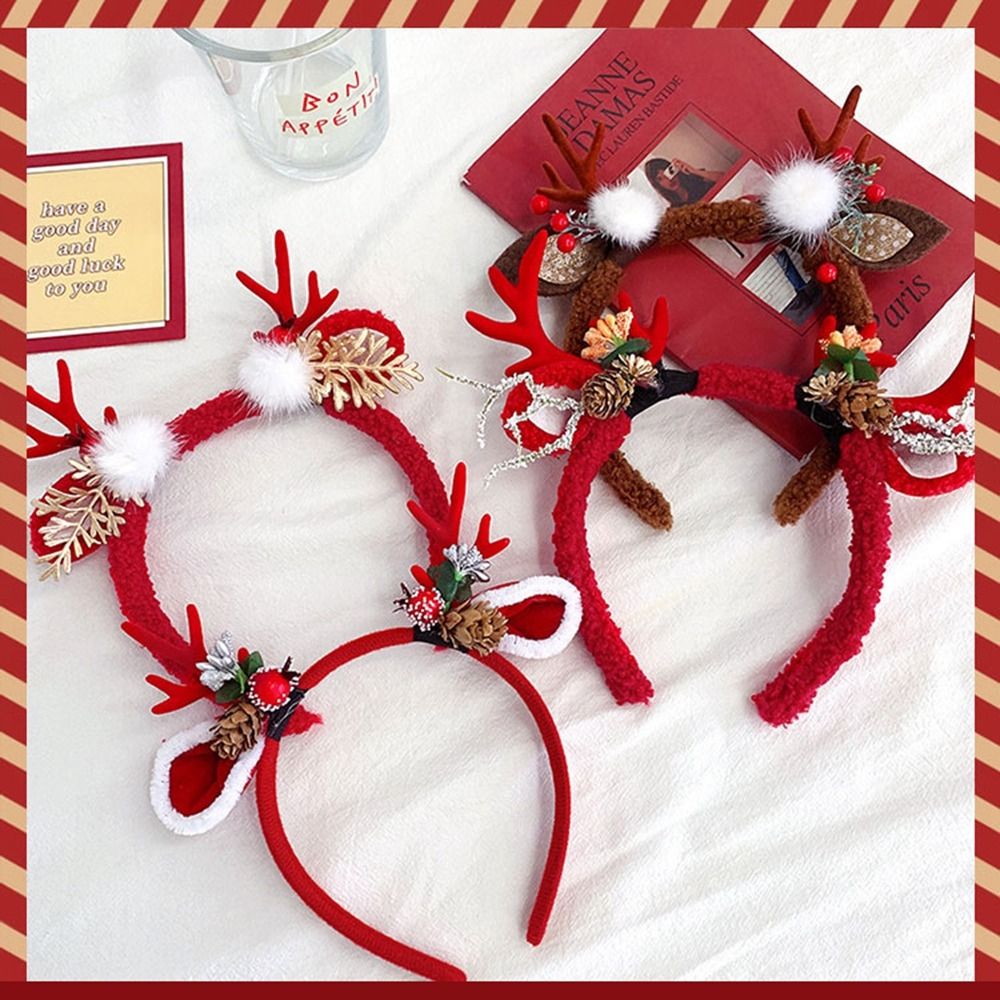 Urocza świąteczna ozdoba, opas – Reindeer Antlers Headband recenzja i cena