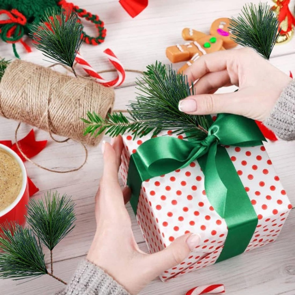 10-100 szt. sztucznych igieł s – Christmas Wreath Fake recenzja i cena