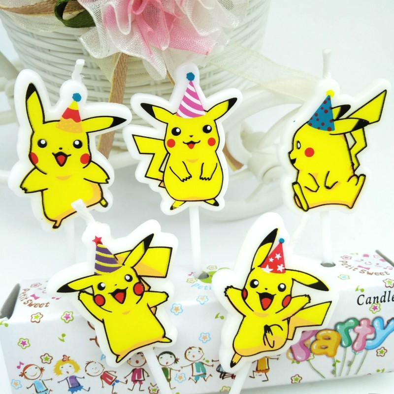 5 sztuk/partia Pokemon świeca  – Holiday Candle Set recenzja i cena