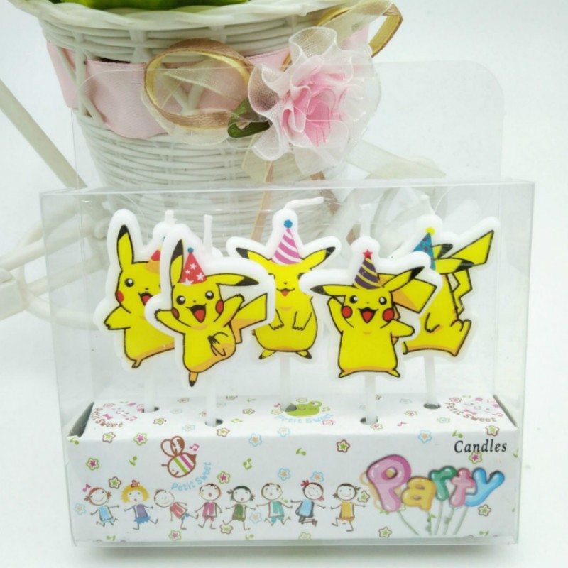 5 sztuk/partia Pokemon świeca  – Holiday Candle Set recenzja i cena