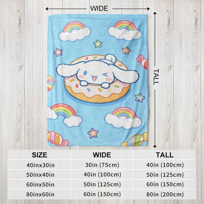 Koc Sanrio Cute Cinnamoroll Do – Christmas Throw Blanket recenzja i cena