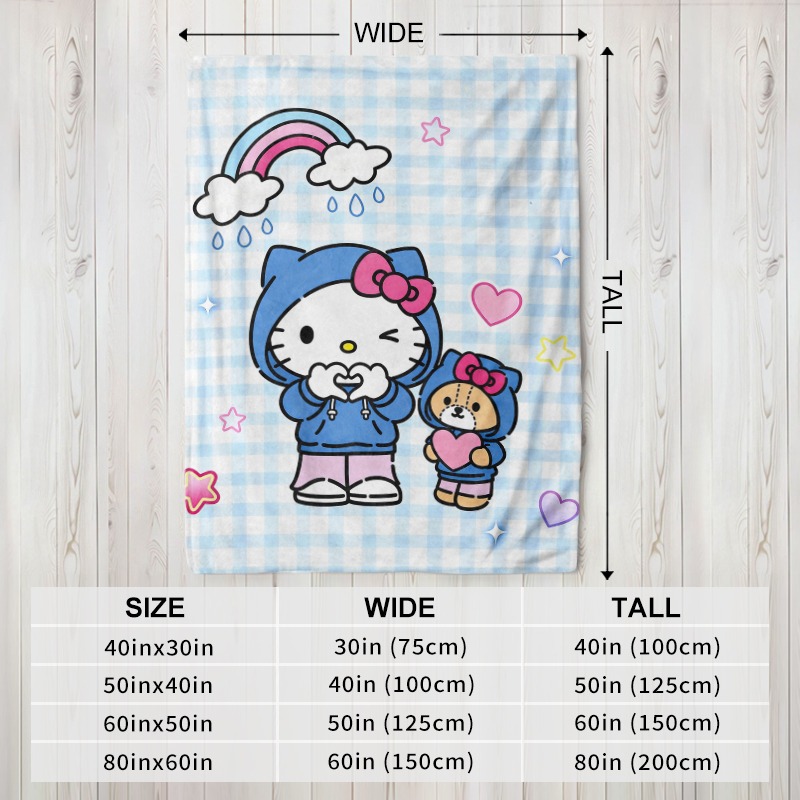 Koc Sanrio Hello Kitty Bear Pl – Christmas Throw Blanket recenzja i cena
