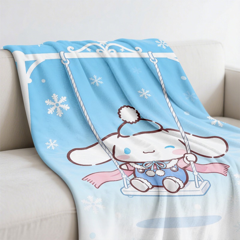 Koc Sanrio Cinnamoroll Winter  – Christmas Throw Blanket recenzja i cena