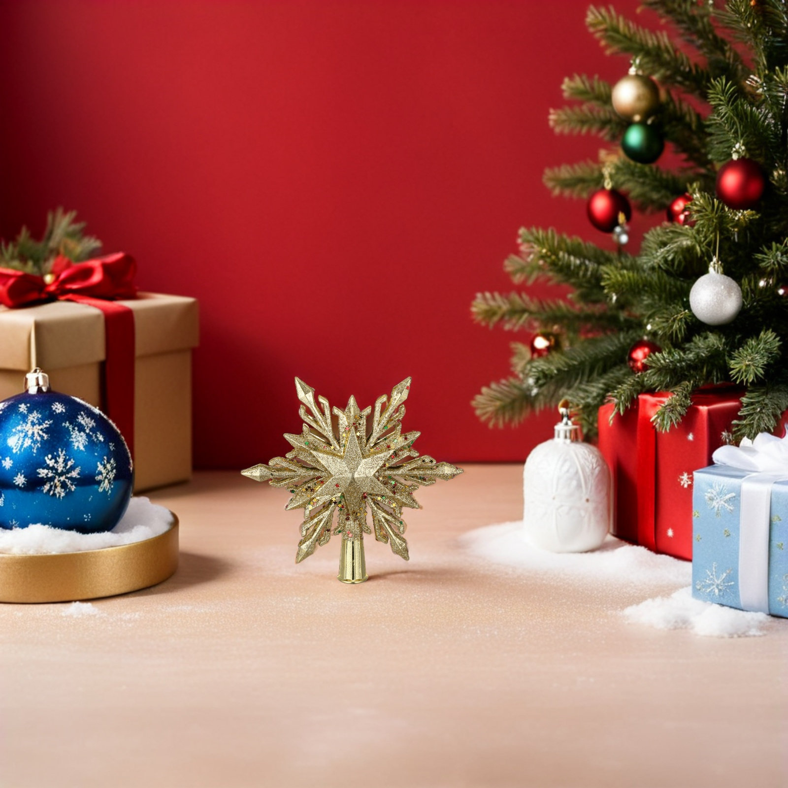 7 Śnieżnych Płatków - Ozdoba n – Star Tree Topper recenzja i cena