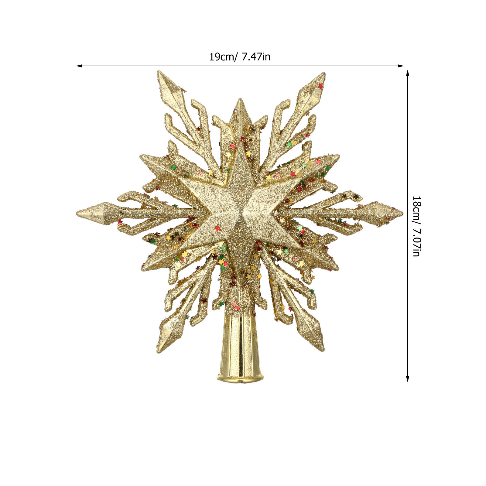 7 Śnieżnych Płatków - Ozdoba n – Star Tree Topper recenzja i cena
