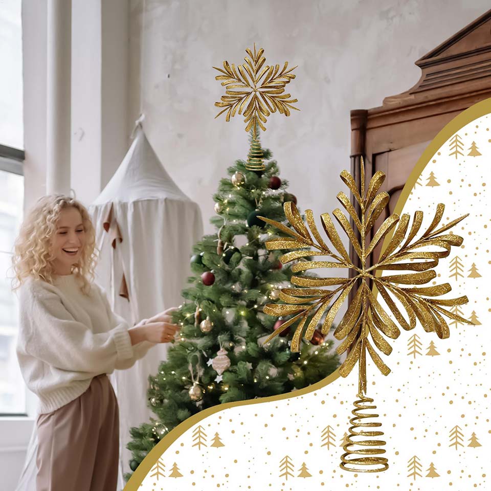 Gwiazda na czubek choinki, ażu – Star Tree Topper recenzja i cena