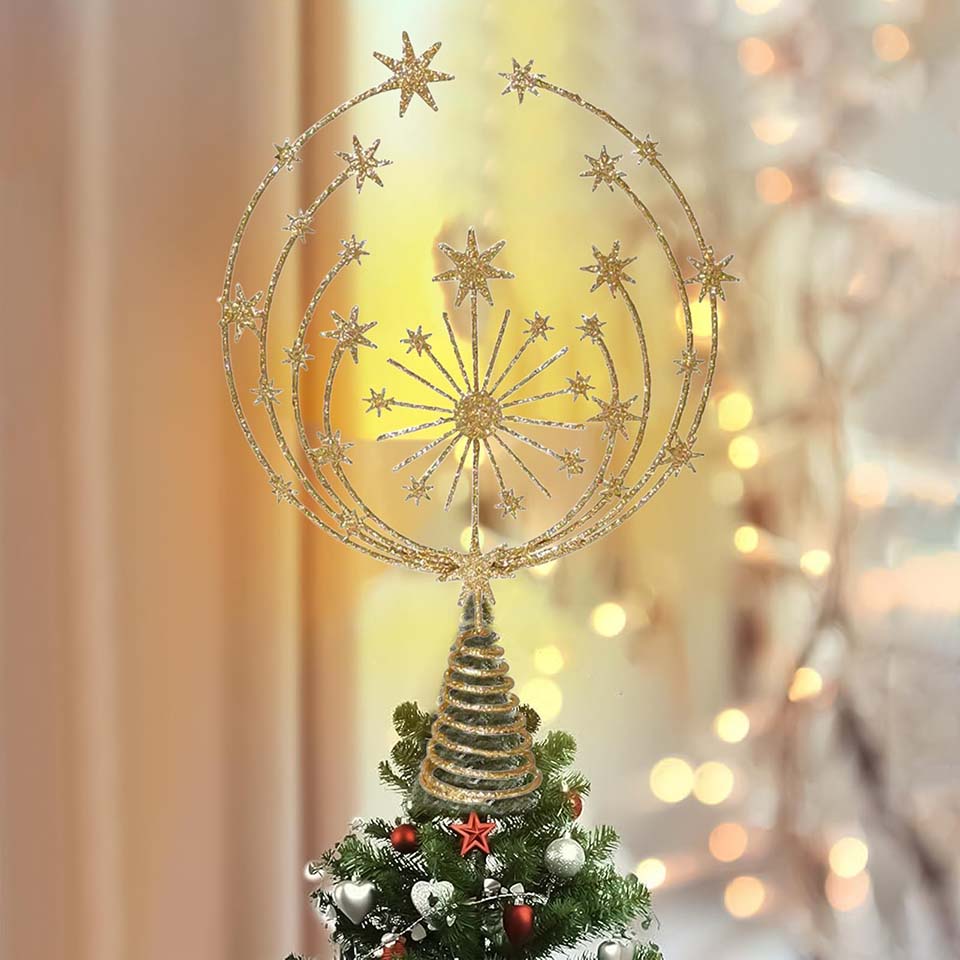 Gwiazda na czubek choinki, ażu – Star Tree Topper recenzja i cena