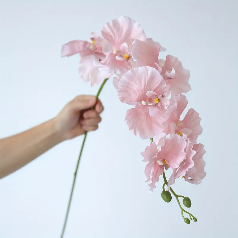 Sztuczne kwiaty orchidei motyl – Christmas Wreath Fake recenzja i cena