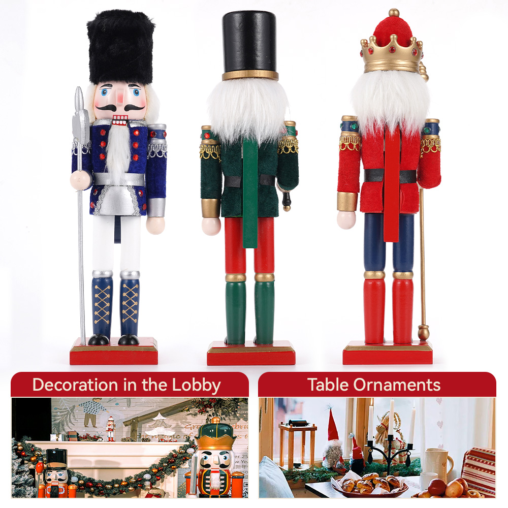 30cm Świąteczny Dziadek do Orz – Nutcracker Figurine recenzja i cena