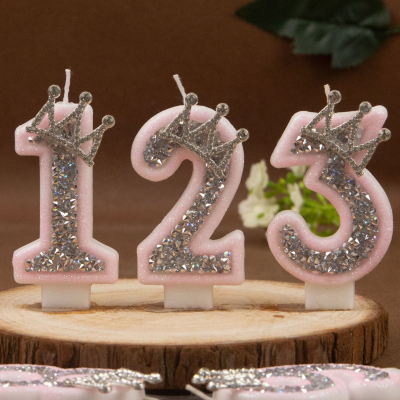 Cyfrowe świeczki 0-9 Różowe Sr – Holiday Candle Set recenzja i cena