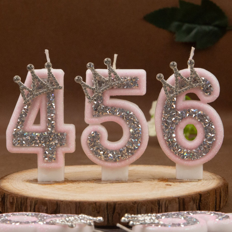 Cyfrowe świeczki 0-9 Różowe Sr – Holiday Candle Set recenzja i cena
