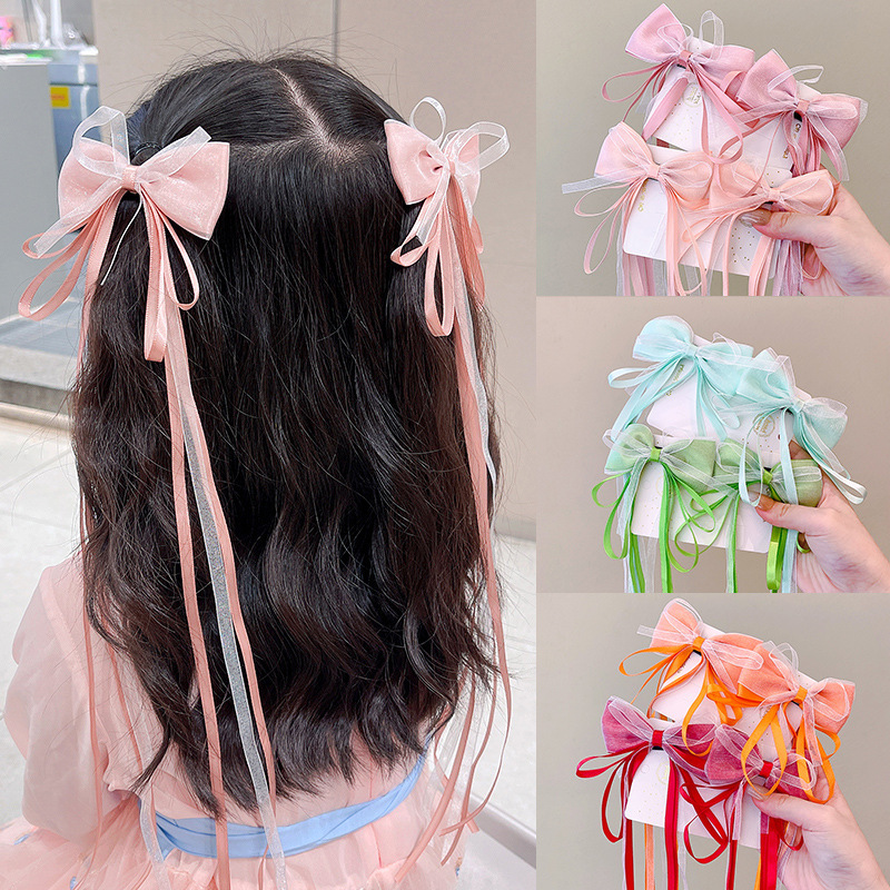 Dziewczęce kokardki do włosów, – Ribbon Bow Gift recenzja i cena