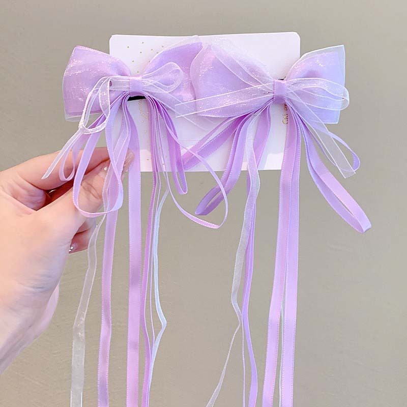 Dziewczęce kokardki do włosów, – Ribbon Bow Gift recenzja i cena