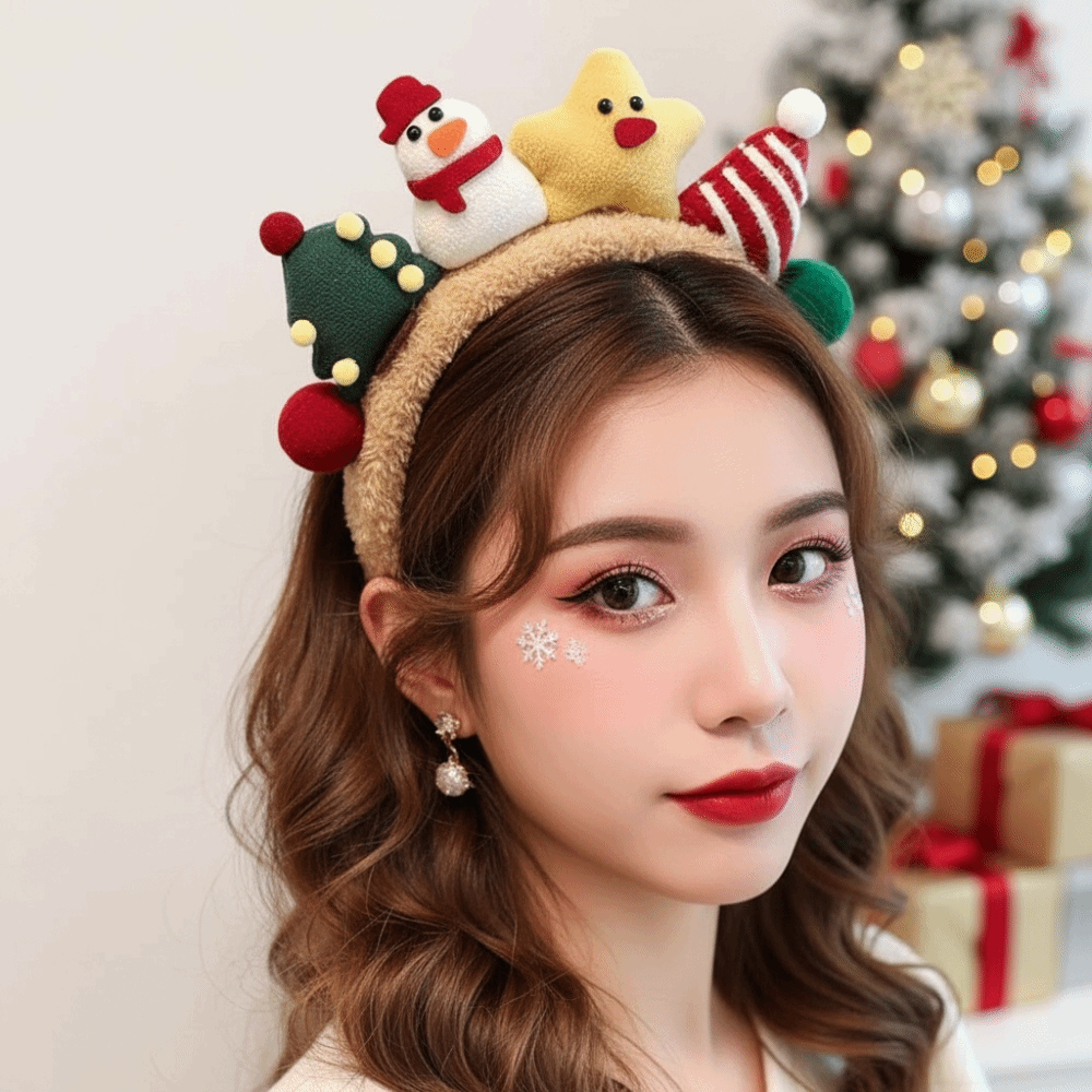 Pluszowa opaska świąteczna z p – Reindeer Antlers Headband recenzja i cena