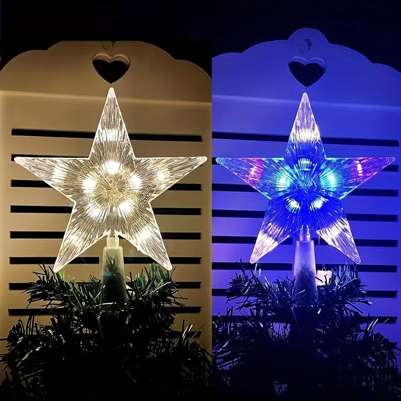 15cm Świąteczna Dekoracja Choi – Star Tree Topper recenzja i cena