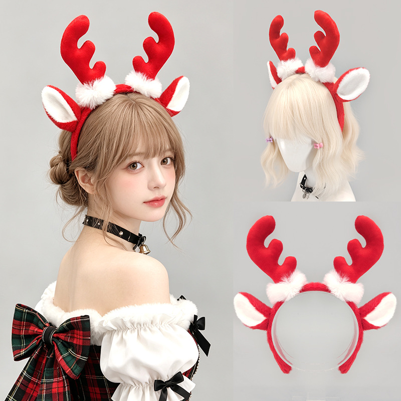 Opaska na głowę z futrzanymi r – Reindeer Antlers Headband recenzja i cena